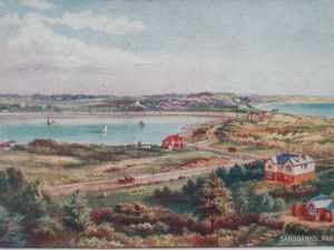 Sandbanks in the early days